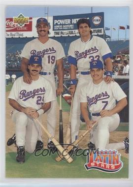 1993 Upper Deck - [Base] #52 - Teammates - Juan Gonzalez, Jose Canseco, Ivan Rodriguez, Rafael Palmeiro [EX to NM]