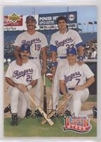 Teammates - Juan Gonzalez, Jose Canseco, Ivan Rodriguez, Rafael Palmeiro