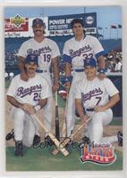 Teammates - Juan Gonzalez, Jose Canseco, Ivan Rodriguez, Rafael Palmeiro