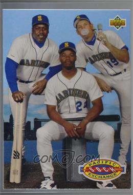 1993 Upper Deck - [Base] #55 - Teammates - Kevin Mitchell, Ken Griffey Jr., Jay Buhner [Noted]