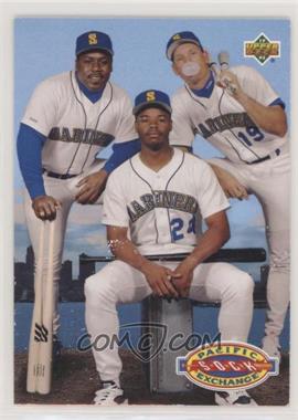 1993 Upper Deck - [Base] #55 - Teammates - Kevin Mitchell, Ken Griffey Jr., Jay Buhner [EX to NM]