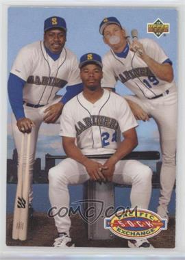 1993 Upper Deck - [Base] #55 - Teammates - Kevin Mitchell, Ken Griffey Jr., Jay Buhner [EX to NM]