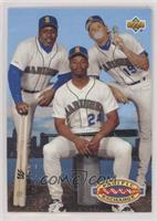 Teammates - Kevin Mitchell, Ken Griffey Jr., Jay Buhner