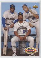 Teammates - Kevin Mitchell, Ken Griffey Jr., Jay Buhner