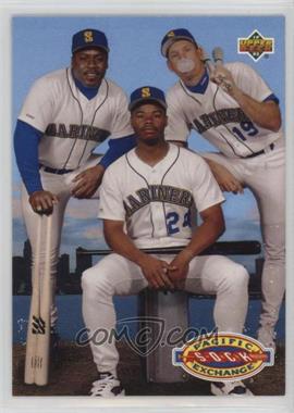 1993 Upper Deck - [Base] #55 - Teammates - Kevin Mitchell, Ken Griffey Jr., Jay Buhner [EX to NM]