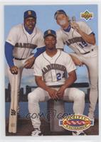 Teammates - Kevin Mitchell, Ken Griffey Jr., Jay Buhner