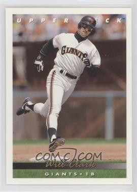 1993 Upper Deck - [Base] #576 - Will Clark