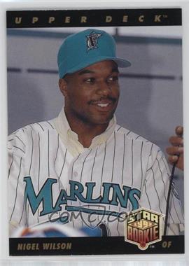 1993 Upper Deck - [Base] #9 - Nigel Wilson