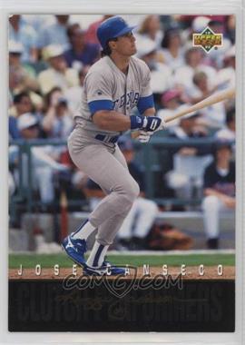 1993 Upper Deck - Clutch Performers #R4 - Jose Canseco [EX to NM]