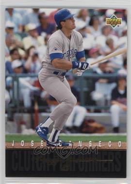 1993 Upper Deck - Clutch Performers #R4 - Jose Canseco