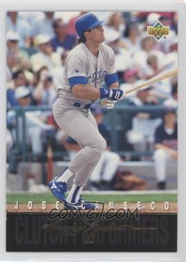 1993 Upper Deck - Clutch Performers #R4 - Jose Canseco