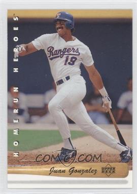 1993 Upper Deck - Homerun Heroes #HR1 - Juan Gonzalez