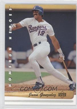 1993 Upper Deck - Homerun Heroes #HR1 - Juan Gonzalez