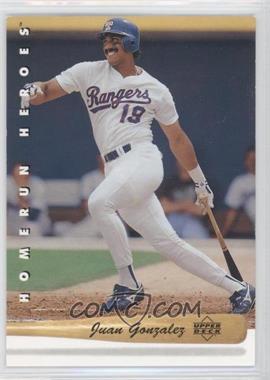 1993 Upper Deck - Homerun Heroes #HR1 - Juan Gonzalez