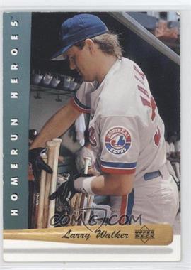 1993 Upper Deck - Homerun Heroes #HR16 - Larry Walker