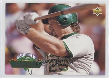 1993 Upper Deck - On Deck With #D18 - Mark McGwire [EX to NM]