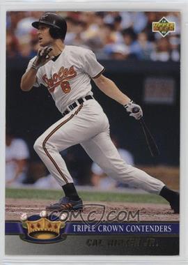 1993 Upper Deck - Triple Crown Contenders #TC7 - Cal Ripken Jr. [EX to NM]