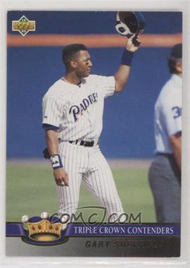 1993 Upper Deck - Triple Crown Contenders #TC8 - Gary Sheffield