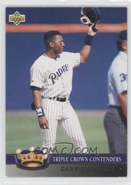 1993 Upper Deck - Triple Crown Contenders #TC8 - Gary Sheffield