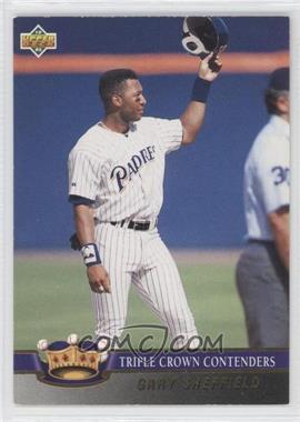 1993 Upper Deck - Triple Crown Contenders #TC8 - Gary Sheffield