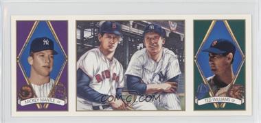 1993 Upper Deck B.A.T. Triple-Folders - All-Star FanFest Baltimore Heroes of Baseball Previews #HOB1 - Ted Williams, Mickey Mantle