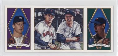 1993 Upper Deck B.A.T. Triple-Folders - All-Star FanFest Baltimore Heroes of Baseball Previews #HOB1 - Ted Williams, Mickey Mantle