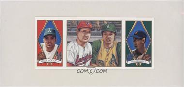 1993 Upper Deck B.A.T. Triple-Folders - All-Star FanFest Baltimore Heroes of Baseball Previews #HOB1 - Ted Williams, Mickey Mantle