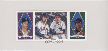 1993 Upper Deck B.A.T. Triple-Folders - All-Star FanFest Baltimore Heroes of Baseball Previews #HOB1 - Ted Williams, Mickey Mantle