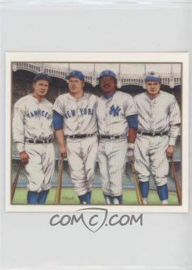 1993 Upper Deck B.A.T. Triple-Folders - [Base] - Separated #133 - Lou Gehrig, Babe Ruth, Mickey Mantle, Reggie Jackson