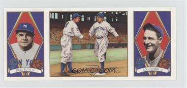 1993 Upper Deck B.A.T. Triple-Folders - [Base] #131 - Babe Ruth, Lou Gehrig [Noted]