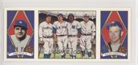Babe Ruth, Mickey Mantle, Lou Gehrig, Reggie Jackson