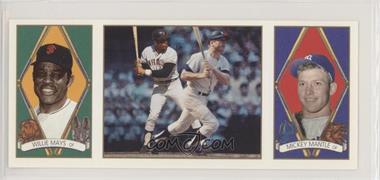 1993 Upper Deck B.A.T. Triple-Folders - [Base] #137 - Mickey Mantle, Willie Mays