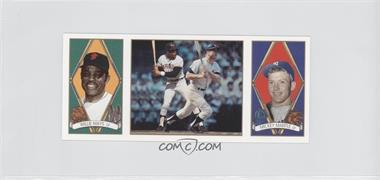 1993 Upper Deck B.A.T. Triple-Folders - [Base] #137 - Mickey Mantle, Willie Mays