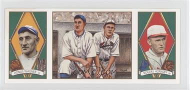 1993 Upper Deck B.A.T. Triple-Folders - [Base] #139 - Honus Wagner, Rogers Hornsby