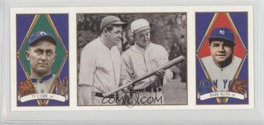 1993 Upper Deck B.A.T. Triple-Folders - [Base] #146 - Ty Cobb, Babe Ruth