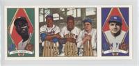 Babe Ruth, Hank Aaron, Willie Mays