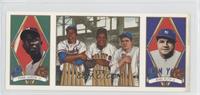 Babe Ruth, Hank Aaron, Willie Mays