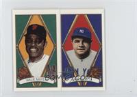 Babe Ruth, Willie Mays, Hank Aaron