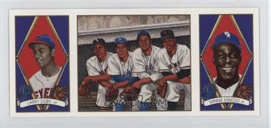 1993 Upper Deck B.A.T. Triple-Folders - [Base] #153 - Larry Doby, Minnie Minoso, Joe Black, Monte Irvin