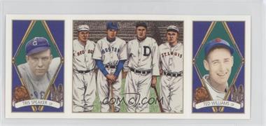 1993 Upper Deck B.A.T. Triple-Folders - [Base] #161 - Tris Speaker, Ted Williams