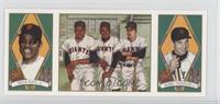 Willie Mays, Bobby Thomson, Monte Irvin