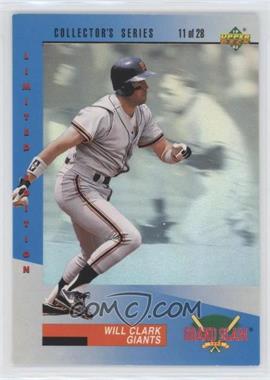 1993 Upper Deck Denny's Grand Slam - [Base] #11 - Will Clark [Poor to Fair]