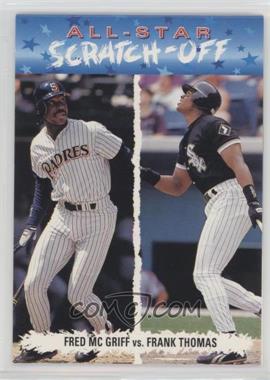 1993 Upper Deck Fun Pack - All-Star Scratch-Off #AS1 - Fred McGriff, Frank Thomas