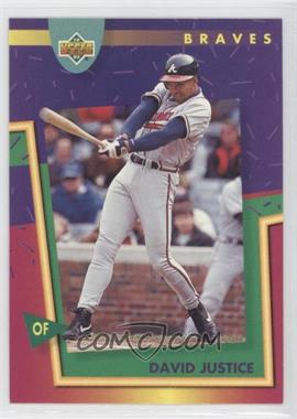 1993 Upper Deck Fun Pack - [Base] #64 - David Justice