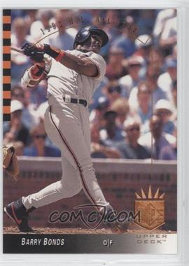 1993 Upper Deck SP - [Base] #10 - Barry Bonds