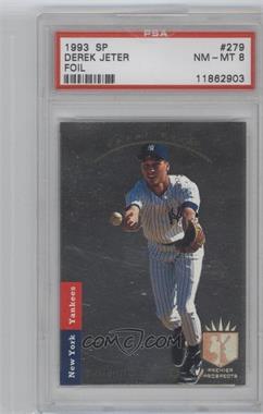 1993 Upper Deck SP - [Base] #279 - Derek Jeter [PSA 8 NM‑MT]