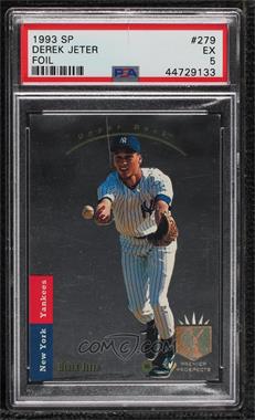 1993 Upper Deck SP - [Base] #279 - Derek Jeter [PSA 5 EX]