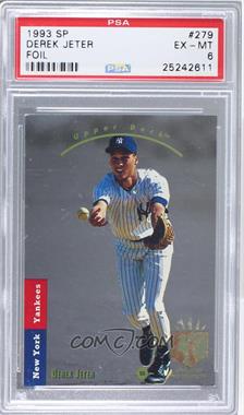 1993 Upper Deck SP - [Base] #279 - Derek Jeter [PSA 6 EX‑MT]