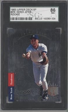 1993 Upper Deck SP - [Base] #279 - Derek Jeter [SGC 86 NM+ 7.5]