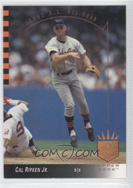 1993 Upper Deck SP - [Base] #8 - Cal Ripken Jr.